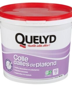Colle mastic dalles plafond QUELYD 4kg polystyrène laine verre