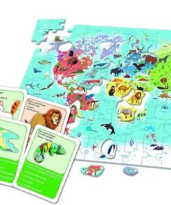 Alternative view of À la découverte du monde, puzzle animaux du monde