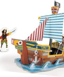 Alternative view of Assemble et joue : Le galion de pirates, jeu de construction de pirates