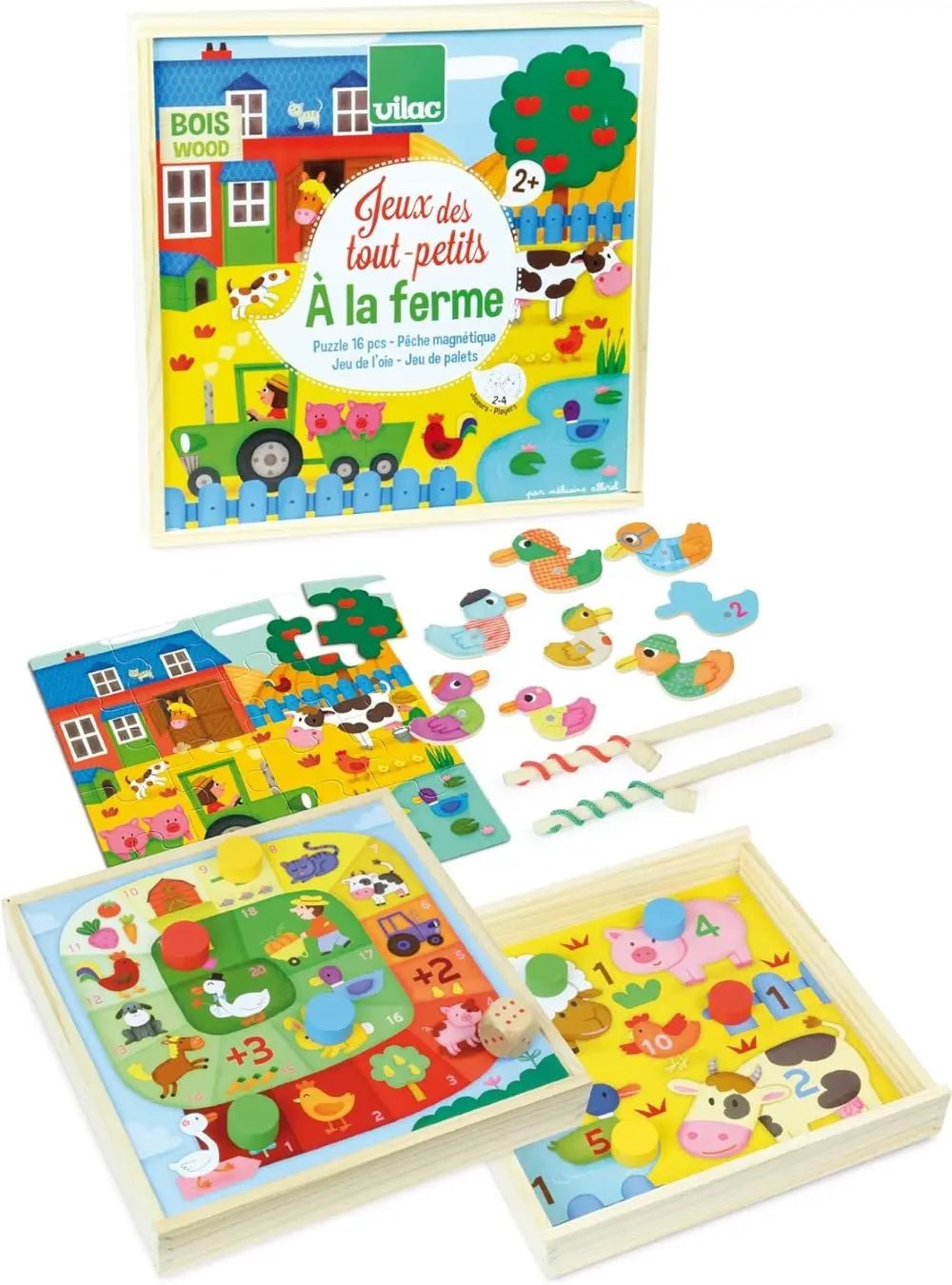 Coffret de Jeux pour Tout-petits Ferme
