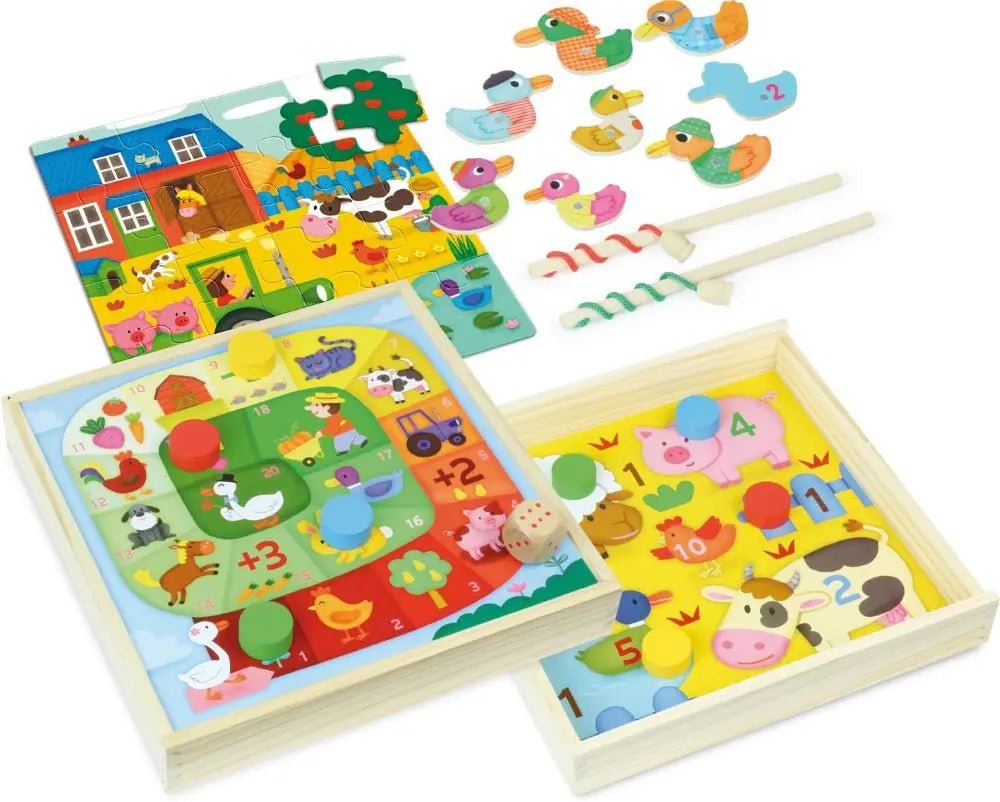 Coffret de Jeux pour Tout-petits Ferme – Image 2