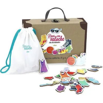 Dans ma valoche, jeu de mémoire enfant