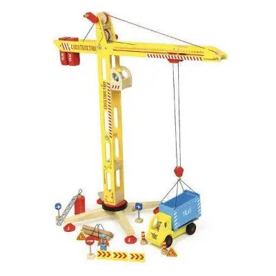 Grande grue en bois pour enfant – Image 2