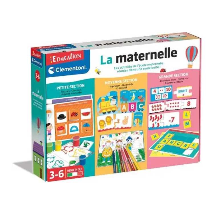 La Maternelle : coffret de jeux éducatifs