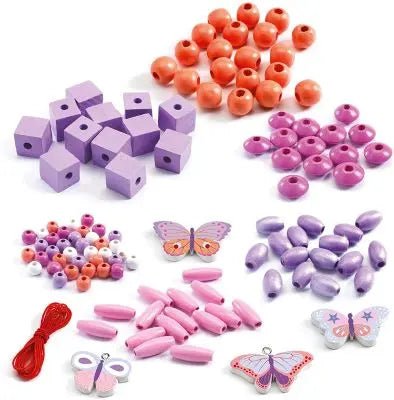 Le coffret perles bois enfant - Papillons – Image 2