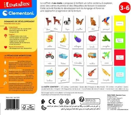 jeu de nomenclatures Montessori - Les mots – Image 2
