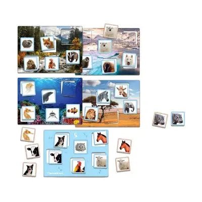 Où vivent-ils ? jeu de loto animaux – Image 2