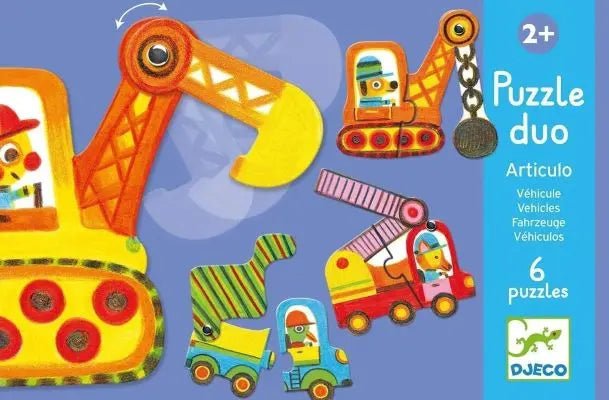 Puzzle duo Articulo - véhicules articulés