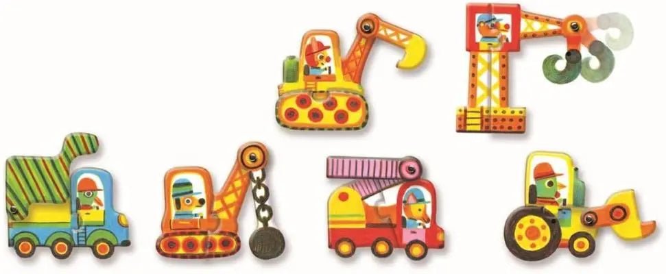 Puzzle duo Articulo - véhicules articulés – Image 2