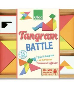 Tangram Battle, jeu de cartes silhouette VILAC