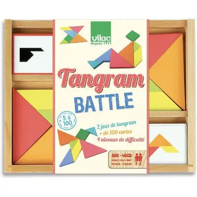 Tangram Battle, jeu de cartes silhouette VILAC