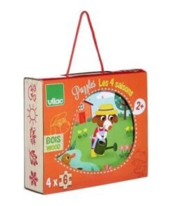 puzzle en bois pour enfant les 4 saisons