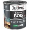 JULIEN Peinture microporeuse satin - extérieur bois - 0.5 L - gris anthracite RAL7016