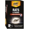 FURY Boite appât - rats et souris - avec clé de fermeture - spécial infestation