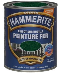 HAMMERITE fer martelé 0.75 L vert épicéa