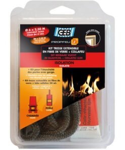 Propfeu : Kit Tresse Extensible en Fibre de Verre 8 mm x 2.5 m + Collafeu 20 ml