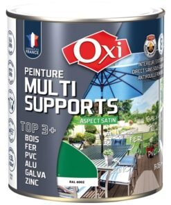 OXI Peinture Satin Multi-supports 2.5 L Vert Jardin - Top 3+