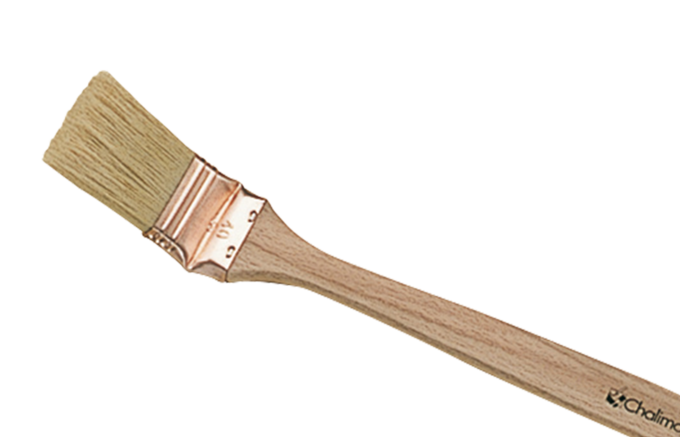 Pinceau Plat radiateur Coudé Tradition 30 mm