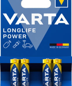 Piles Alcalines Longlife Power AAA/LR03 1.5V Blister de 4