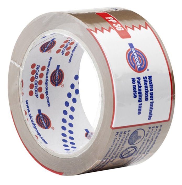 Ruban Polypropylène Emballage Havane 50 mm x 66 m