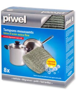 Tampons laine d'acier avec savon TAMPEL