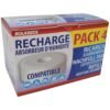 BOLASECA Recharge absorbeur d'humidité - galet percé - 425 gr - lot de 4