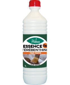Essence de térébenthine Phébus 1L traitement et entretien du bois