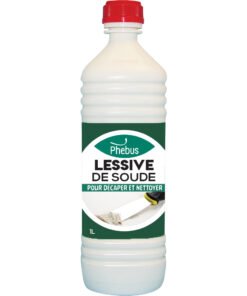 Lessive de soude Phébus 1L décapant nettoyant multifonction