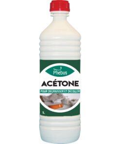 Acétone Phébus dissolvant puissant pour colles, vernis et peintures
