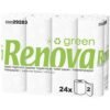 Papier WC RENOVA 24 rouleaux : papier toilette recyclé 2 plis Ecolabel