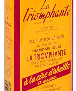 Cire La Triomphante 1L à la cire d’abeille pour meubles et parquets