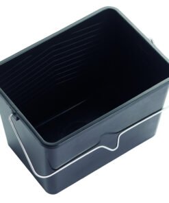 Camion pour rouleau peinture 7L noir avec anse métal