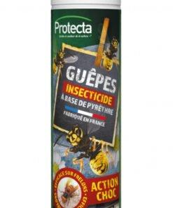 Anti-guêpes aérosol 600 ml TP18 : insecticide puissant contre guêpes et frelons