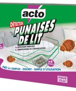 Boîtes de détection punaises de lit ACTO : pièges de surveillance efficaces