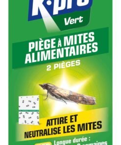 Pièges anti mites alimentaires inodores TP19 : lot de 2 pièges efficaces