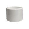 Socle WC blanc pour brosse WC boule : support pratique et résistant en polypropylène recyclé