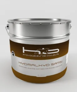 HYDRALKYD SATIN HB : peinture satinée intérieure pour murs, plafonds et boiseries
