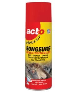 Répulsif rongeur ACTO 400 ml : protection efficace contre rats, souris et martres