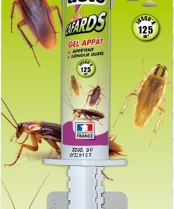 Gel appât cafards et blattes en seringue