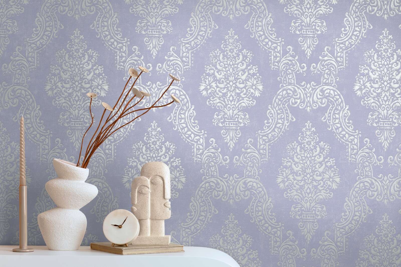 Papier peint bleu intissé A.S. Création Pure Elegance 397652