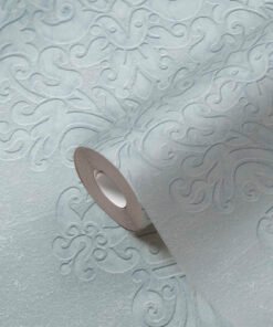 Papier peint baroque bleu pâle intissé A.S. Création Pure Elegance AS397653
