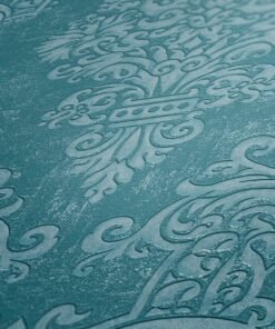 Papier peint baroque bleu argent intissé A.S. Création Pure Elegance AS397654