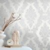 Papier peint baroque gris argent intissé A.S. Création Pure Elegance AS397655