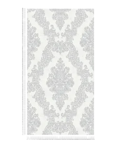Papier peint baroque gris argent intissé A.S. Création Pure Elegance AS397655