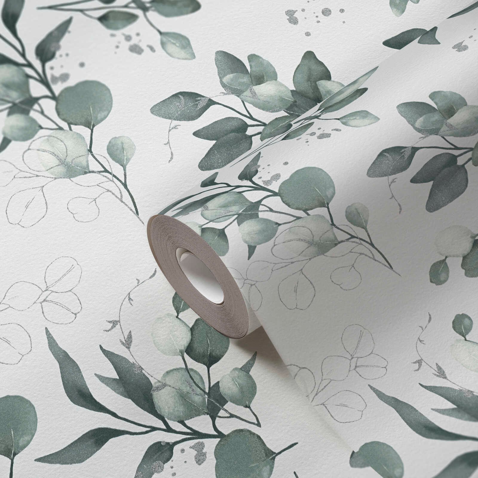 Papier peint feuillage vert intissé A.S. Création AS397682