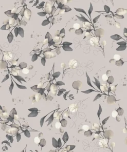 Papier peint feuillage beige intissé A.S. Création AS397684