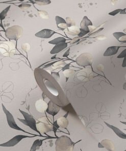 Papier peint feuillage beige intissé A.S. Création AS397684