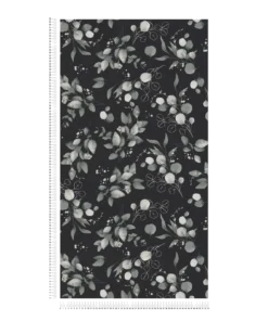Papier peint feuillage anthracite argent A.S. Création AS397685