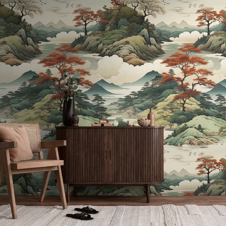 Papier peint panoramique montagne Livingwalls Metropolitan Stories AS790154