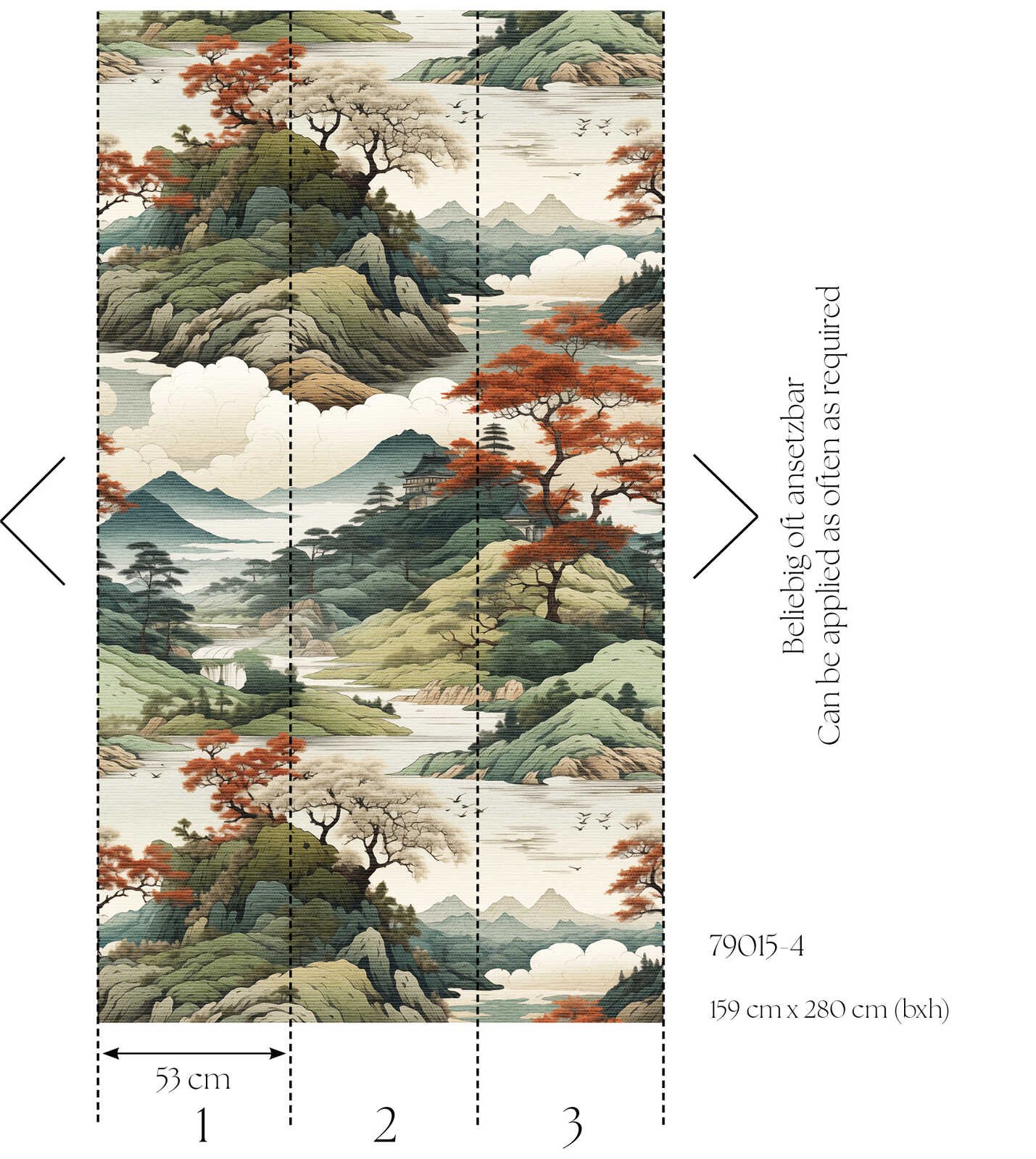 Papier peint panoramique montagne Livingwalls Metropolitan Stories AS790154